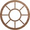 Ekena Millwork Grace Wood Fretwork Pierced Ceiling Medallion, Walnut, 18"OD x 6 1/2"ID x 1/4"T CMWP18X0250GRWA - alternate 1